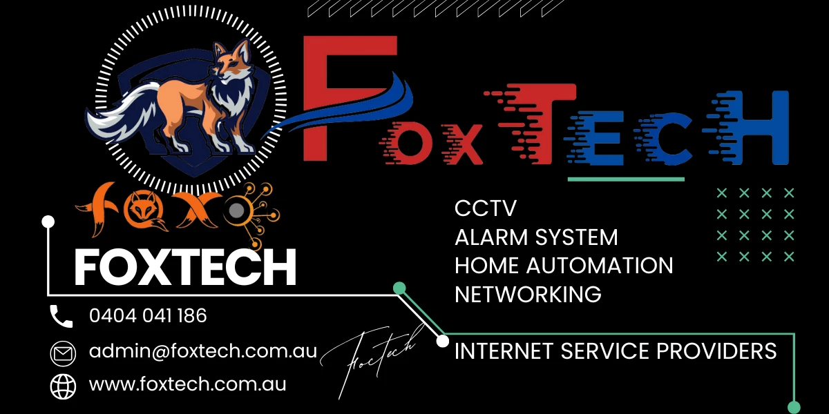 foxtec abn 95 393 687 630 home alarm and cctv and more FoxTech services: CCTV, alarms, automation, networking.