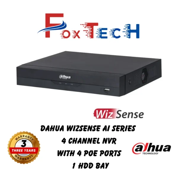 Dahua WizSense AI Series 4 Channel NVR